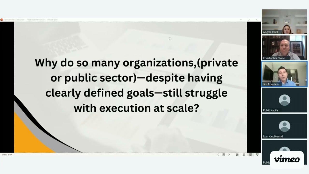 From Goals to Action: Why Execution Fails in Most Organizations