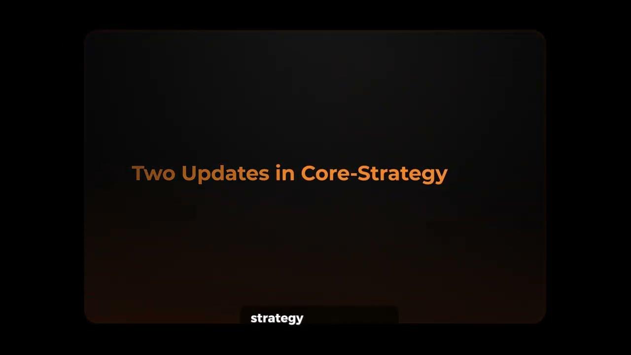 Core-Strategy Release Update: Redesigned Balanced Scorecard & Capabilities Tree